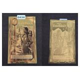 1/2 Idaho Goldback 1/2000 Troy Oz 24K Gold