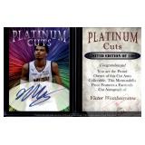 Victor Wembanyama Platinum Cuts Facsimile Auto
