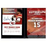Patrick Mahomes 2017 Autograph Express Reprint