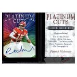 Patrick Mahomes Platinum Cuts Facsimile Auto