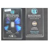 Benchmark Strategic Metals 1 Grain Silver Bar