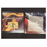 2000 Massachusetts State Quarter Coin Card