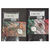 Aztec Silver Proof Ed .999 3 Gram Coin Card