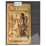 2023 Idaho 1/2000 Troy Ounce 24K Gold Goldback