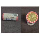 Andrew Jackson Presidential $25 Dollar Roll