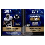 Barkley 2017 College rookie card