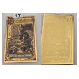 2025 Florida 1/2 Goldback 24K Gold 1/2000th