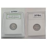 1940 Jefferson Nickel INB Graded Slabbed Coin