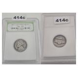 1942 Jefferson Silver Nickel INB Graded Coin