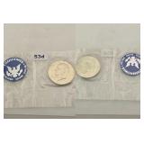 1971 S Eisenhower Uncirculated Silver Dollar