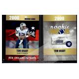 Tom Brady 2000 Rookie Phenoms NFL Rookie Card