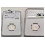 1934M Mexico 20 Centavos Silver NGC MS 65 Coin