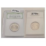 1999-P Connecticut Quarter INB BU Graded Coin