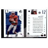 Tom Brady 2000 SP rookie reprint card