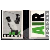 Michael Jordan Air Knows 2 Golf Promo Card