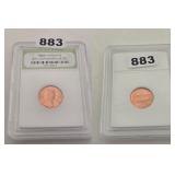 1995-P Lincoln Cent Copper BU Slabbed INB Coin