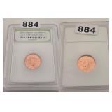 2009-D Lincoln Log Cabin Copper Penny INB BU
