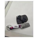 Damascus Steel Cleaver Keychain With Sheath