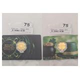 2026 St Patricks Day Shamrock 1/500 Gold Coin