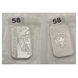 Scottsdale Mint 1 oz 9999 Fine Silver Bar