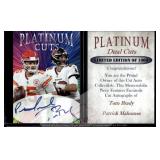 Brady Mahomes Platinum Cuts facsimile