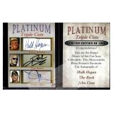 Hogan Rock Cena facsimile autos card