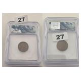 1935 Lincoln Wheat Cent Copper Milton Salvaged