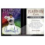 Aaron Judge Platinum Cuts Facsimile Auto