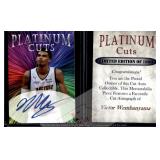 Victor Wembanyama Platinum Cuts Facsimile Auto
