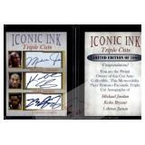 Jordan Bryant James Iconic Ink Facsimile Autos