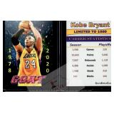 Kobe Bryant 2020 GOAT Tribute Promo Card