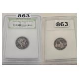 1936-D Indian Head Buffalo Nickel Coin INB Case