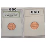 1974-D Lincoln Copper Cent INB BU Graded Gem