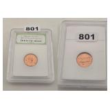 1960 Copper Lincoln Memorial Cent INB BU Coin