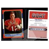 Tom Brady Sports Journal Retirement Promo Card