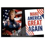 Donald Trump Captain America Parody Card