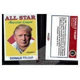 Donald Trump 1988 Topps Style Baseball Card