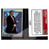 Donald Trump Guns Parody Trading Card