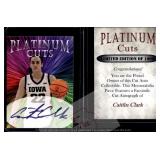 Caitlin Clark Platinum Cuts Facsimile Auto