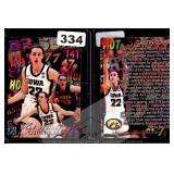 Caitlin Clark 2023 Flair Hot Numbers Rookie