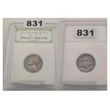 1957 Jefferson Nickel INB Graded Early Issue