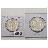 1921-D Morgan Silver Dollar United States Coin