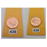 Buffalo Nickel Design .999 Fine Copper Round