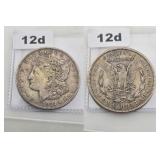 1921-S Silver Morgan Dollar Uncirculated Coin