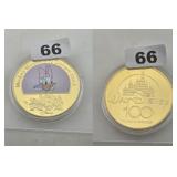 Disney 100 Years of Wonder Daisy Duck Medal