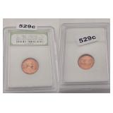 1959-P Lincoln Memorial Copper Cent BU INB Case