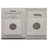 San Francisco Mint Copper Wheat Cent Coin INB