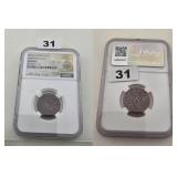 1790 VOC N.E. INDIES DUIT NEW YORK PENNY COPPER