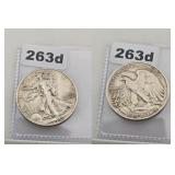 1942 Walking Liberty Silver Half Dollar Coin
