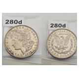 1921 Morgan Silver Dollar Uncirculated Coin